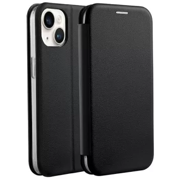   Beline Book Magnetic oldalra nyíló tok iPhone 14 Plus 6,7", fekete