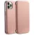 Beline Book Magnetic oldalra nyíló tok iPhone 14 Pro Max 6.7", rozéarany