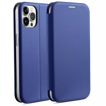   Beline Book Magnetic oldalra nyíló tok iPhone 14 Pro Max 6.7", kék