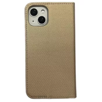   Smart Magnet oldalra nyíló tok iPhone 14/13 6.1", arany