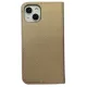 Smart Magnet oldalra nyíló tok iPhone 14/13 6.1", arany