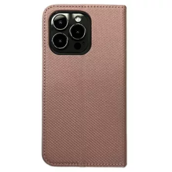   Smart Magnet oldalra nyíló tok iPhone 14/13 6.1", rozéarany