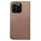 Smart Magnet oldalra nyíló tok iPhone 14/13 6.1", rozéarany