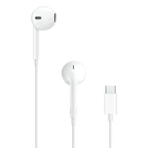 Apple Earpods (MTJY3ZM/A) gyári vezetékes headset, fülhallgató, USB-C, fehér
