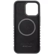 Audi Genuine Leather MagSafe iPhone 14 Max (AU-TPUPCMIP14PM-R8/D3-RD) MagSafe hátlap, tok, fekete-piros