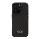 Audi Silicone Case iPhone 16 Pro (AU-LSRIP16P-Q3/D1-BK) hátlap, tok, fekete