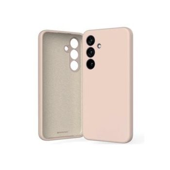   Mercury Goospery Silicone Samsung Galaxy S24 szilikon hátlap, tok, rózsaszín