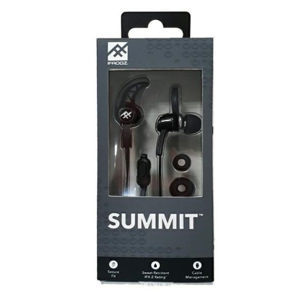 iFrogz Summit Wired vezetékes headset, fülhallgató, 3.5mm jack, fekete