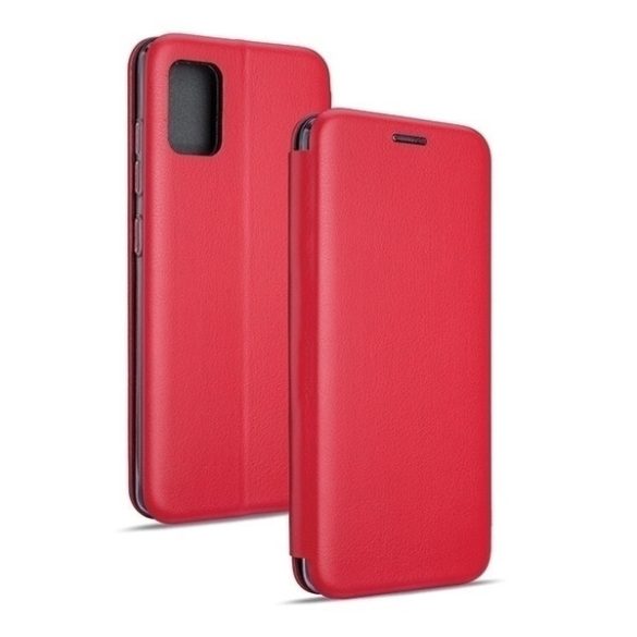 Smart Diva Samsung Galaxy A32 4G oldara nyíló tok, piros