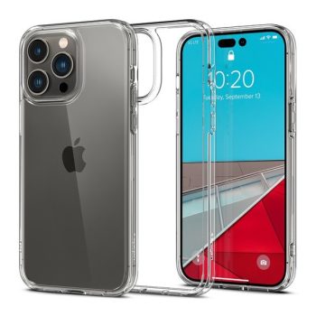   Spigen Ultra Hybrid Crystal Clear iPhone 14 Pro Max hátlap, tok, átlátszó