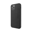 Diesel Moulded Case Premium Leather Wrap iPhone 12/12 Pro eredeti bőr hátlap, tok, fekete