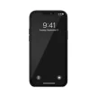 Diesel Moulded Case Premium Leather Wrap iPhone 12/12 Pro eredeti bőr hátlap, tok, fekete