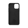 Diesel Moulded Case Premium Leather Wrap iPhone 12/12 Pro eredeti bőr hátlap, tok, fekete