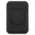UNIQ Flixa Magnetic Card Wallet Magsafe kompatibilis mágneses kártyatartó, popsocket funkcióval, fekete