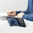 UNIQ Flixa Magnetic Card Wallet Magsafe kompatibilis mágneses kártyatartó, popsocket funkcióval, fekete