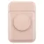 UNIQ Flixa Magnetic Card Wallet Magsafe kompatibilis mágneses kártyatartó, popsocket funkcióval, rózsaszín