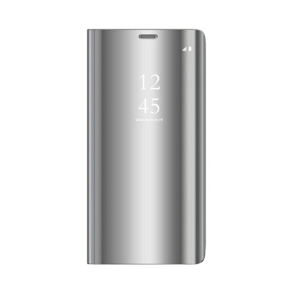 Clear View Case cover Samsung Galaxy A52 4G/A52 5G/A52s oldalra nyíló tok, ezüst
