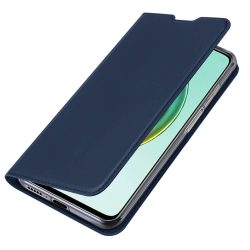   Dux Ducis Skin Leather iPhone Xr 6.1 oldalra nyíló tok, kék