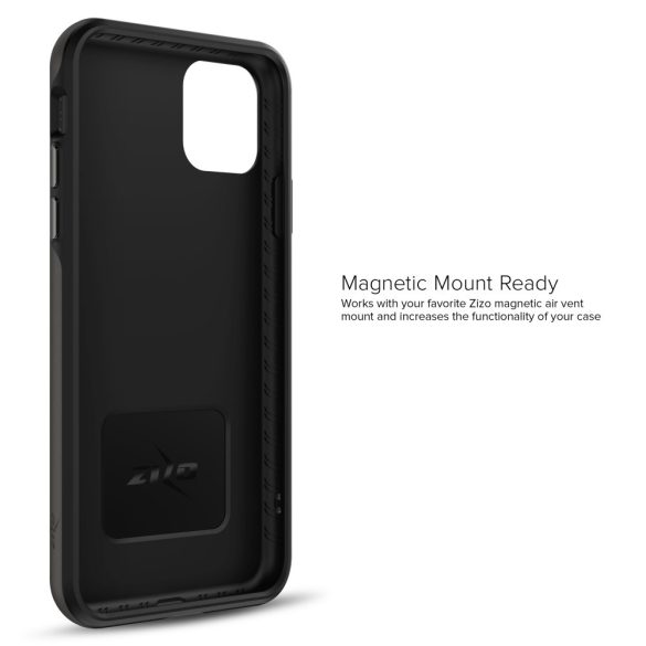 Zizo Division Series iPhone 11 Max ütésálló hátlap, tok, fekete