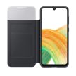Samsung gyári S-View Case cover Samsung Galaxy A33 5G (EF-EA336PBE) oldalra nyíló tok, fekete