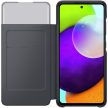 Samsung EF-EA725PBEGEE gyári S-View Samsung Galaxy A72 oldalra nyíló tok, fekete
