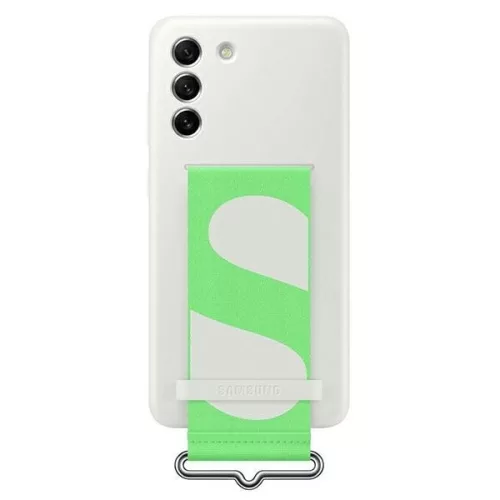 Samsung EF-GG990TW Samsung Galaxy S21 Silicone cover with Strap hátlap, tok, fehér