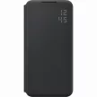 Samsung EF-NS906PBEGEE gyári LED View Cover Samsung Galaxy S22 Plus oldalra nyíló tok, fekete