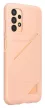 Samsung gyári Card Slot Cover Samsung Galaxy A13 4G (EF-OA135TPE) kártyatartós hátlap, tok, barack