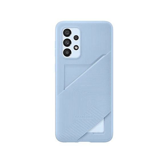 Samsung gyári Card Slot Cover Samsung Galaxy A33 5G (EF-OA336TLE) kártyatartós hátlap, tok, világoskék