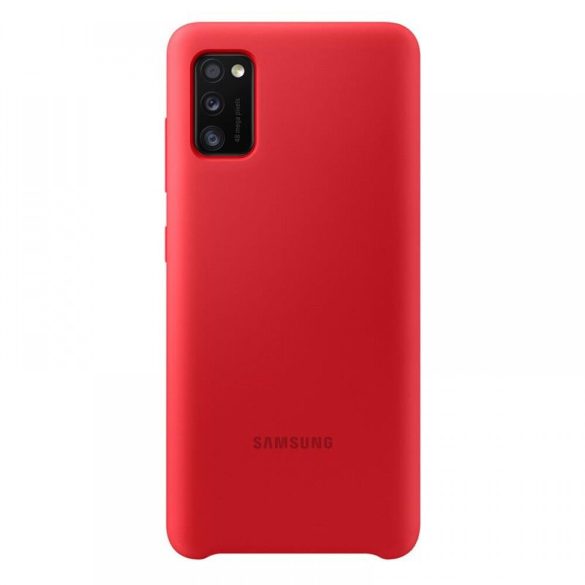 Samsung gyári Silicone Cover Samsung Galaxy A41 szilikon (EF-PA415TRE) hátlap, tok, piros