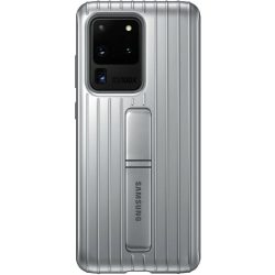   Samsung gyári Standing Case cover Samsung Galaxy S20 Ultra hátlap, tok, ezüst