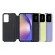 Samsung Smart View Wallet Case tok Samsung Galaxy A54 5G tok, Smart Flip ablakos kártyatárca (EF-ZA546CBEGWW), fekete