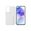 Samsung Smart View Wallet EF-ZA556CWEGWW tok patenttal Samsung Galaxy A55, fehér