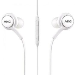   Samsung Galaxy S10/S10 Plus AKG EO-IG955 gyári vezetékes headset, fülhallgató, 3,5mm jack, fehér