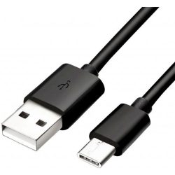   Samsung EP-DG970BBE USB-A/USB-C gyári adat és töltőkábel, 1.5m, (doboz nélküli), fekete