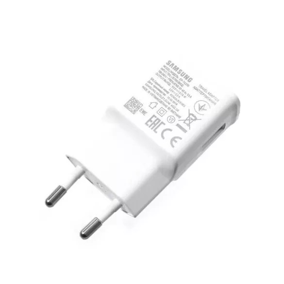 Samsung EP-TA200EWE USB-A gyári hálózati adapter, 15W, (doboz nélküli), fehér