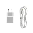 Samsung EP-TA50EWE + ECB-DU4AWE USB-A gyári hálózati adapter USB-A/Micro-USB kábellel, 8W, (doboz nélküli), fehér