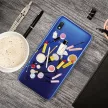 Slim Case Art Samsung Galaxy A10 szilikon hátlap, tok, smink, mintás, átlátszó