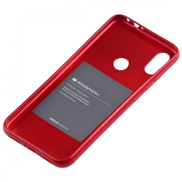 Mercury Goospery Jelly Case Huawei P40 Lite hátlap, tok, piros