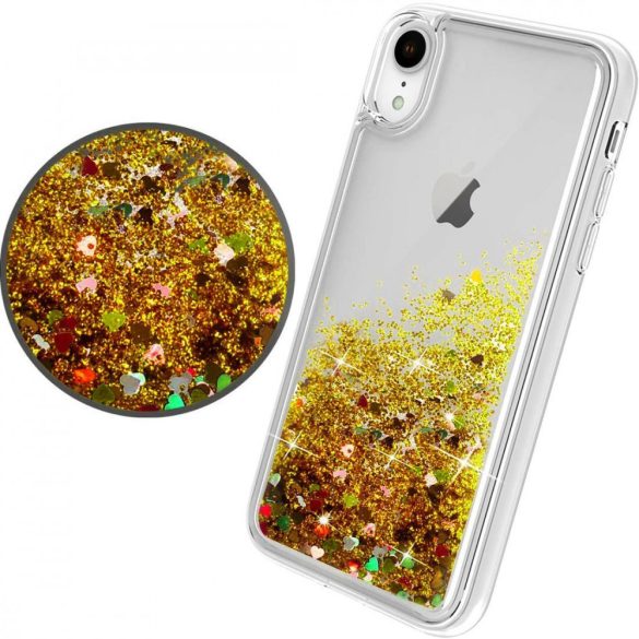 Liquid Case iPhone 11 Pro hátlap, tok, arany
