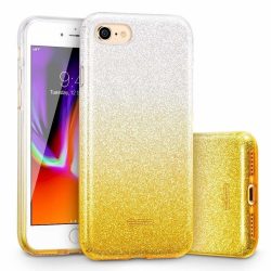 Glitter Xiaomi Mi 9 Lite szilikon, hátlap, tok, arany