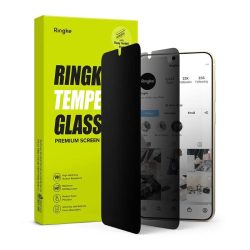   Ringke Tg Samsung Galaxy S23 Plus Privacy kijelzővédő üvegfólia, átlátszó