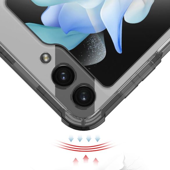 Tech-Protect Flexair Hybrid Galaxy Z Flip 5 ütésálló hátlap, tok, átlátszó
