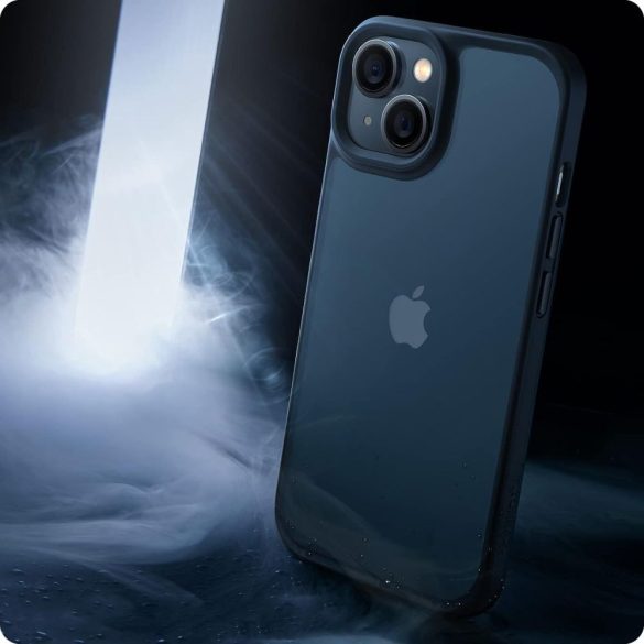 Tech-Protect Magmat iPhone 15 Pro Max ütésálló hátlap, tok, fekete-átlátszó