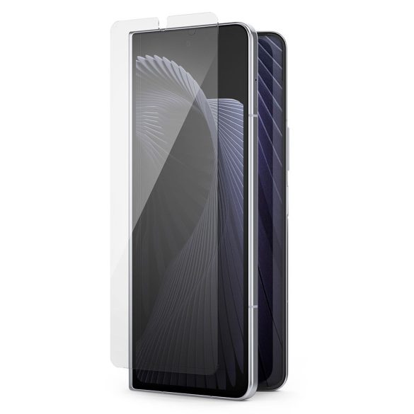 Ringke TG Samsung Galaxy Z Fold 5 külső kijelzővédő edzett üvegfólia (tempered glass) 9H keménységű (nem teljes kijelzős 2D sík üvegfólia), átlátszó