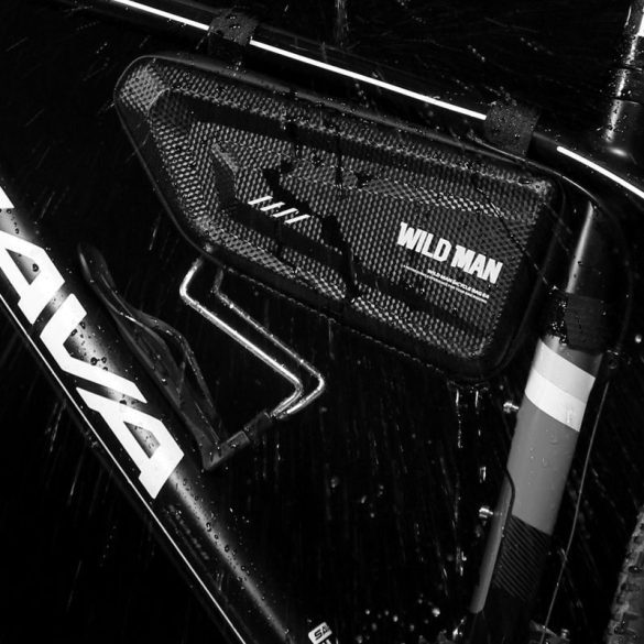 WildMan E4 univerzális, vízálló biciklis táska, fekete