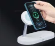 Tech-Protect A12 3in1 Magnetic Wireless MagSafe kompatibilis vezeték nélküli töltőállomás , fehér