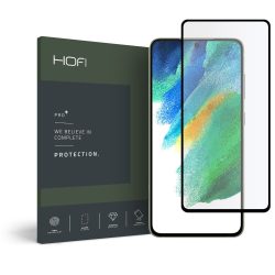   Hofi Glass Pro+ Samsung Galaxy S21 FE 5D Full Glue kijelzővédő edzett üvegfólia (tempered glass) 9H keménységű, fekete