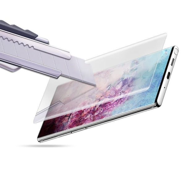 Mocolo Samsung Galaxy Note 20 Ultra UV Glass teljes kijelzős edzett üvegfólia (tempered glass), 9H keménységű, átlátszó