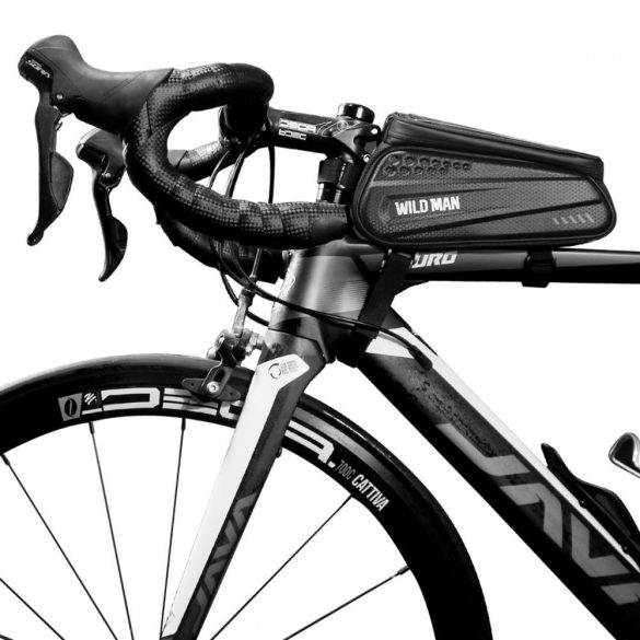 WildMan L univerzális, vízálló biciklis táska, fekete